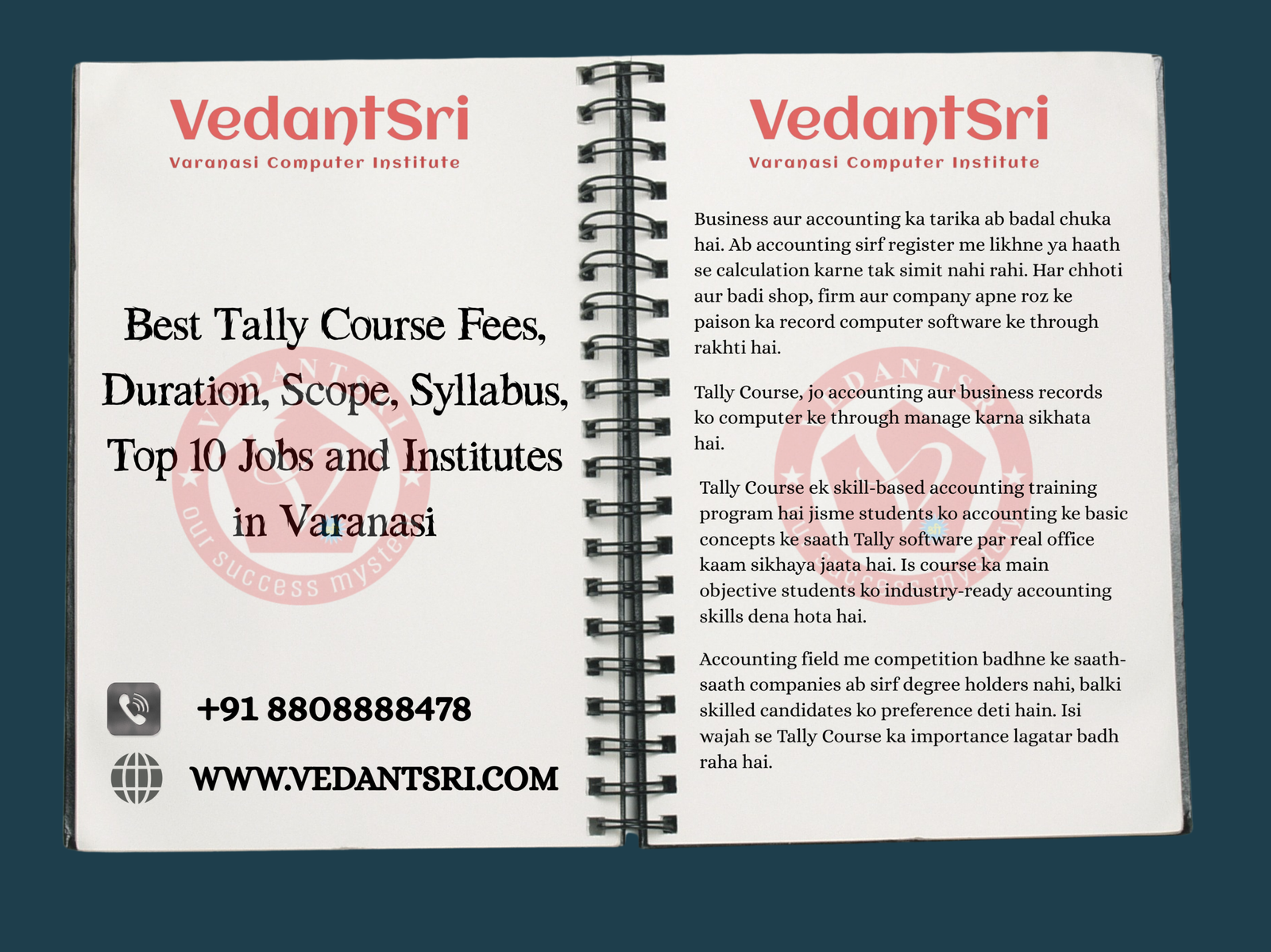 Tally Course Fees Duration